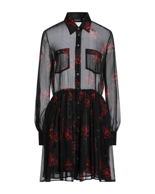 DSquared² Black Mini Dress