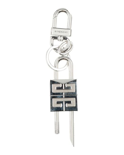 Givenchy White Key Ring