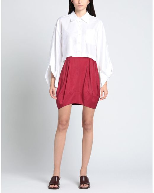 Giorgio Armani Red Mini Skirt