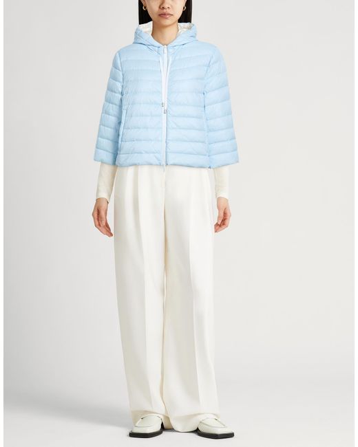 Peserico Blue Easy Sky Puffer Nylon