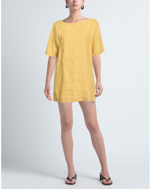 Cristina Bonfanti Yellow Mini Dress