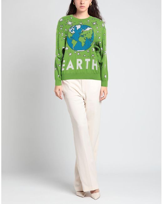GIVE ME SPACE Green Sweater