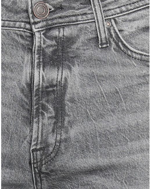 Jack & Jones Gray Denim Trousers for men