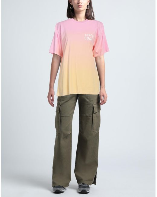 Camiseta LIVINCOOL de color Pink