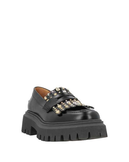 Maje Black Loafers Leather