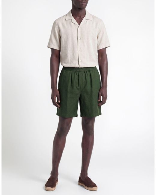 Edition10 Green Shorts & Bermuda Shorts for men