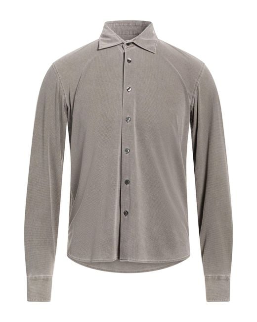 Camisa Rrd de hombre de color Gray