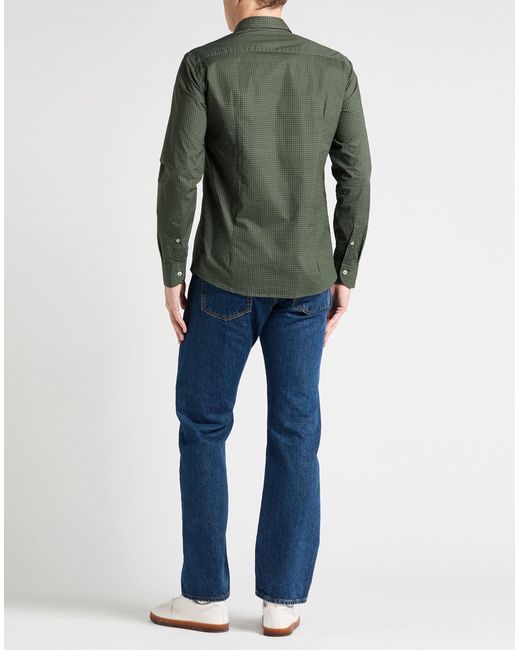 Camisa BASTONCINO de hombre de color Green