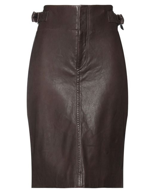 Isabel Marant Brown Midi Skirt