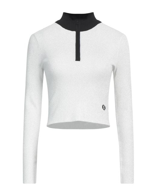 Maje White Rollkragenpullover