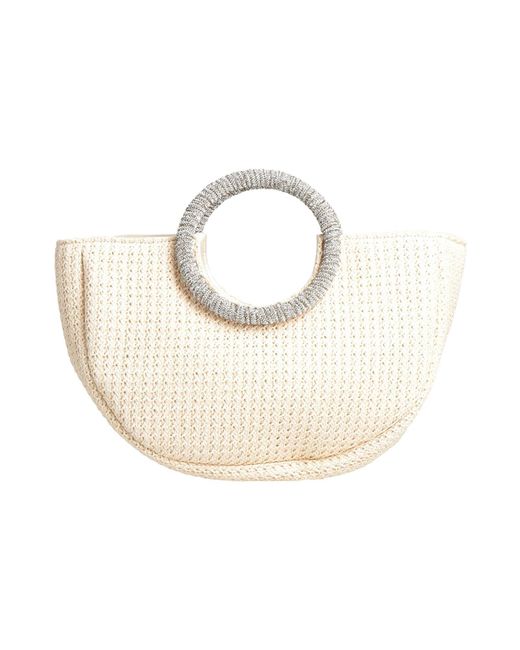 Twenty Four Haitch White Handbag