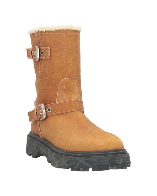 Philippe Model Brown Ankle Boots
