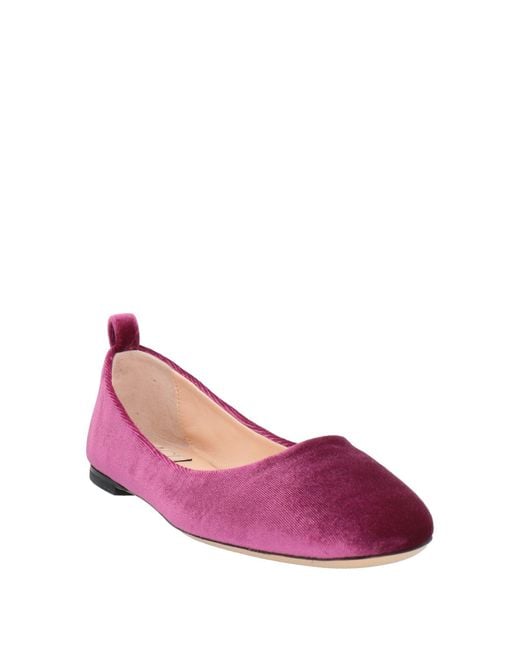 Agl Attilio Giusti Leombruni Red Ballet Flats Textile Fibers