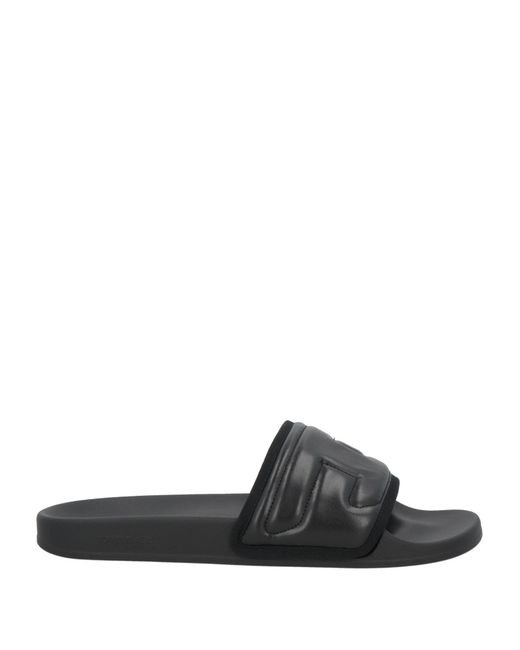 DIESEL Black Sandals for men