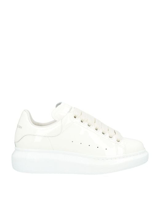 McQueen White Sneakers Leather