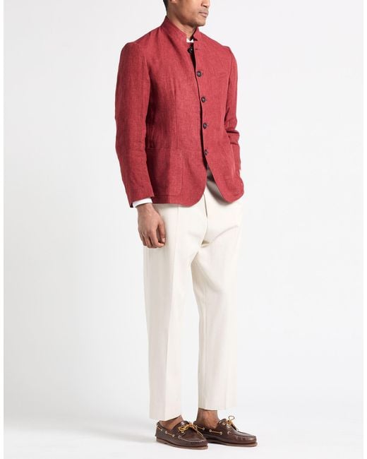 Massimo Alba Red Blazers for men