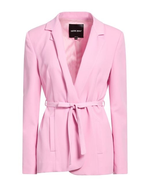 Denny Rose Pink Blazer Polyester, Elastane