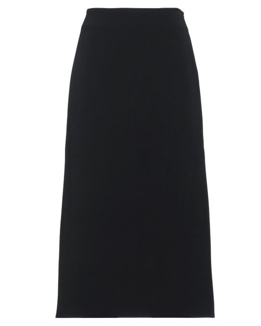 Sportmax Black Midi Skirt