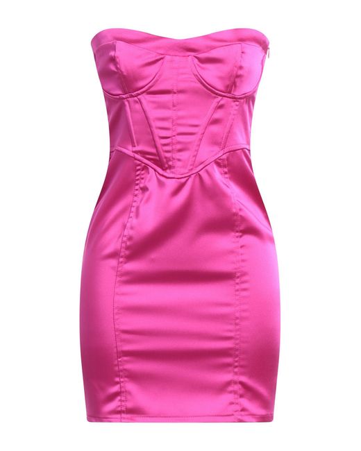 Haveone Pink Mini Dress