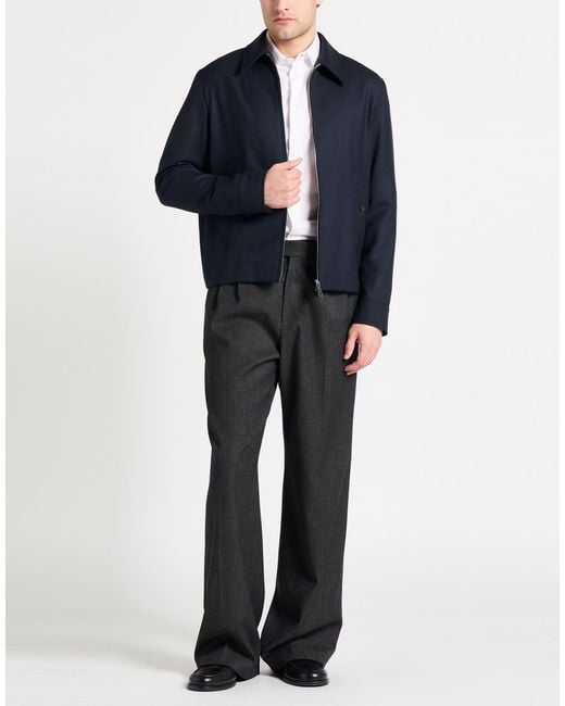 Burberry Blue Jacket Wool for men