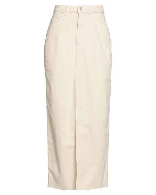 Haveone Natural Midi Skirts