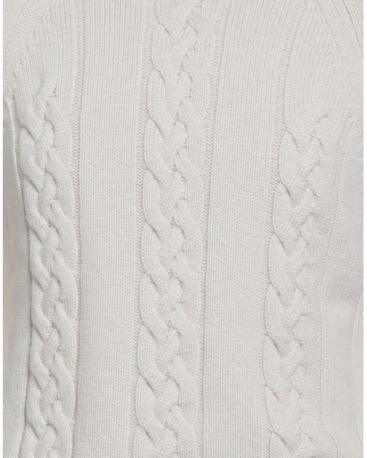 Moorer White Jumper for men
