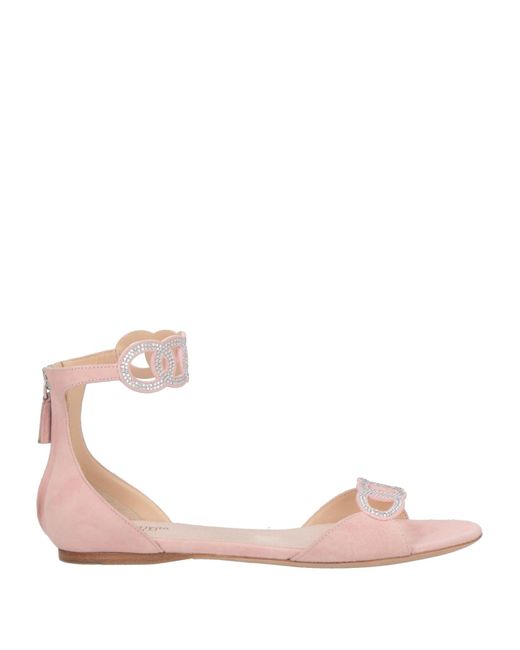 Giambattista Valli Pink Sandals Leather