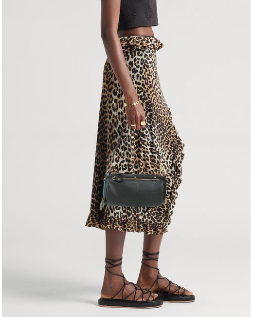 Gabs Black Shoulder Bag Calfskin