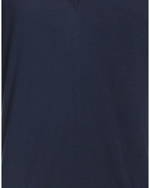 CAPSULE KNIT Blue Jumper for men