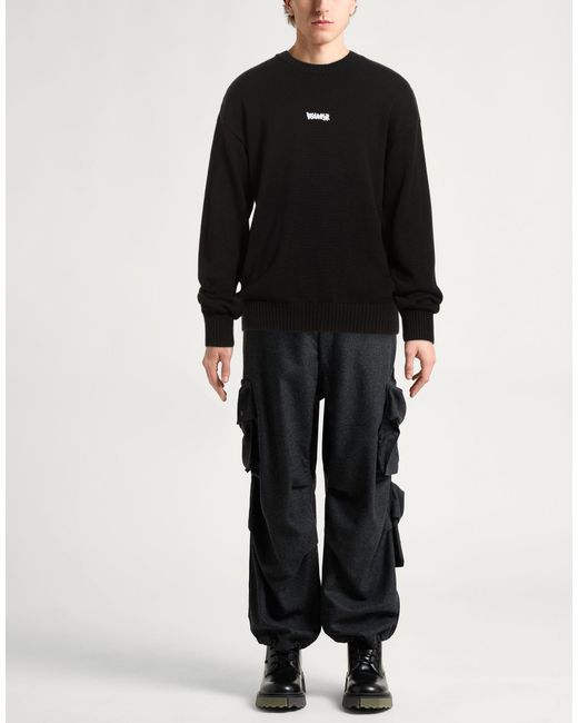 DISCLAIMER Black Sweater Cotton for men