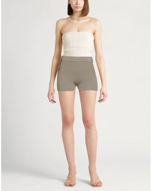 Max Mara Gray Shorts & Bermuda Shorts