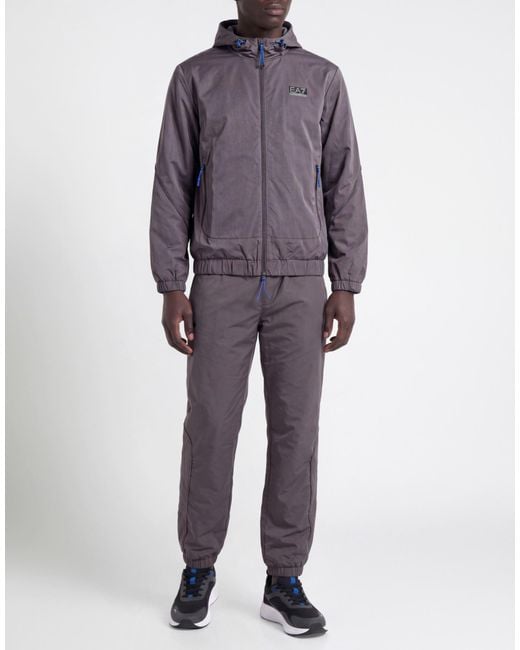 EA7 Purple Tracksuit for men