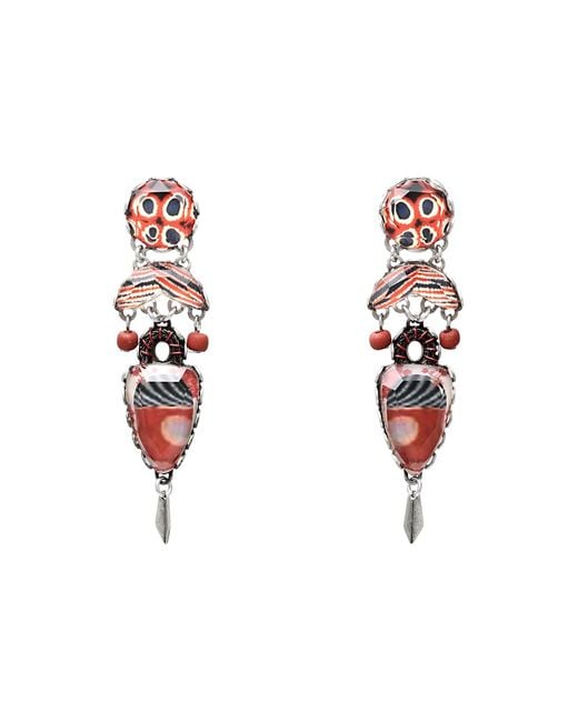 Ayala Bar Earrings in White Lyst UK