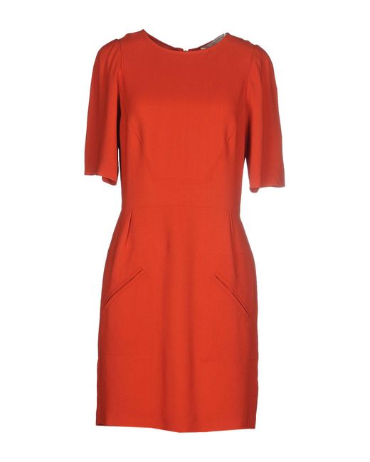 Stella McCartney Red Short Dress