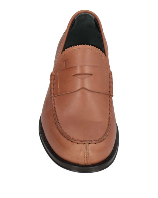 Tod's Brown Light Loafers Leather for men