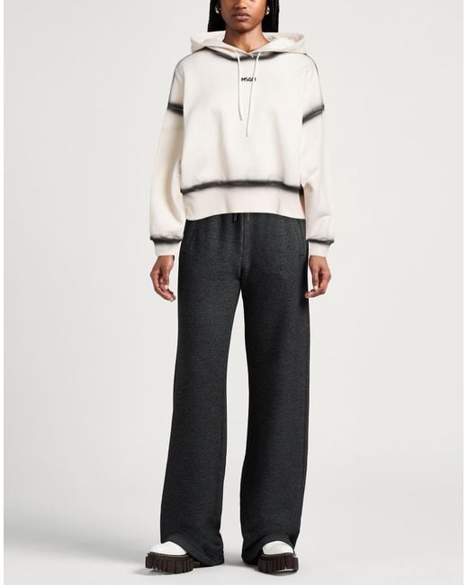 MSGM Natural Sweatshirt Cotton