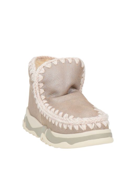 Mou Natural Ankle Boots