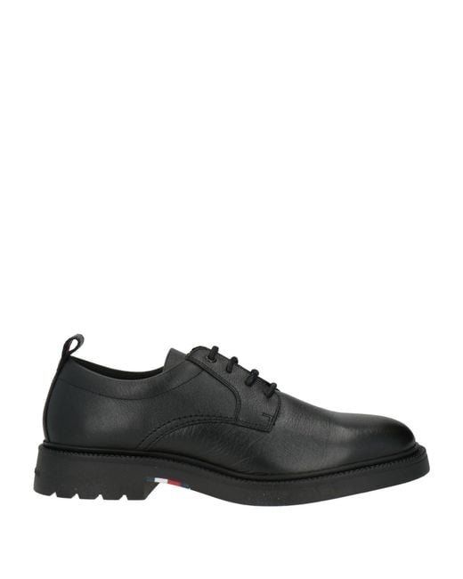 Stringate di Tommy Hilfiger in Black da Uomo
