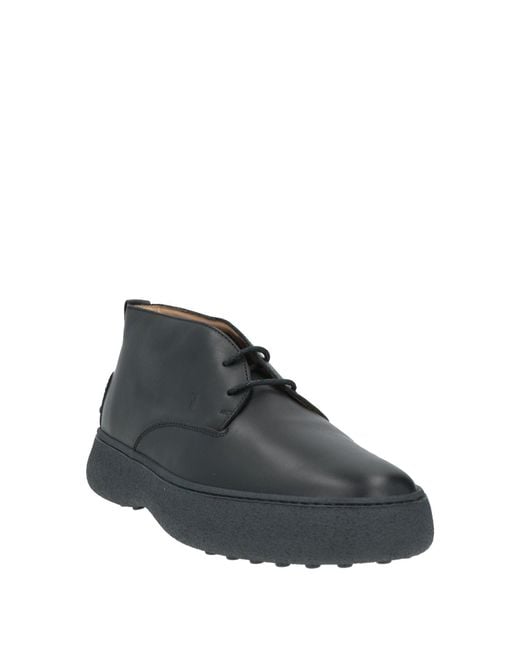 Tod's Black Ankle Boots for men