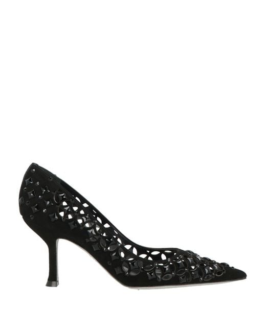 Rene Caovilla Black Pumps Leather