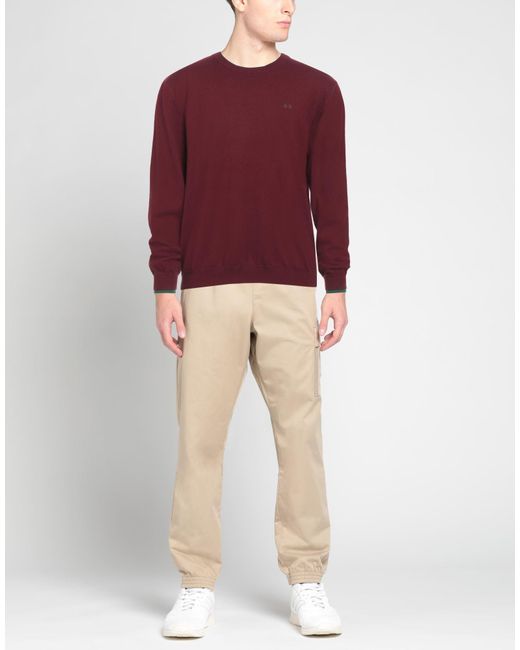 Pullover di Sun 68 in Red da Uomo