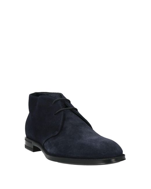 Doucal's Blue Ankle Boots for men