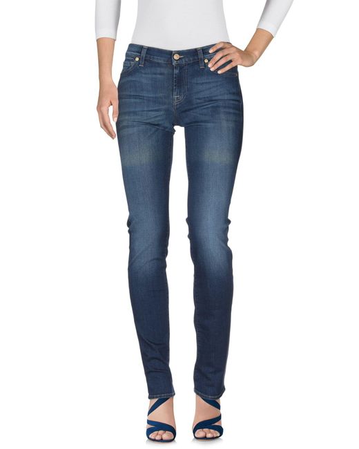 7 For All Mankind Blue Jeanshose