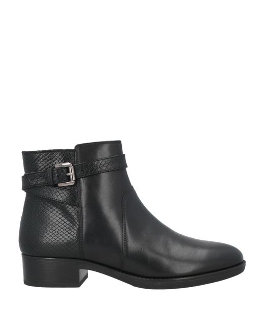 Geox Black Ankle Boots