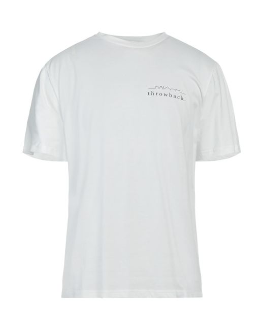 Throwback. White T-shirt for men