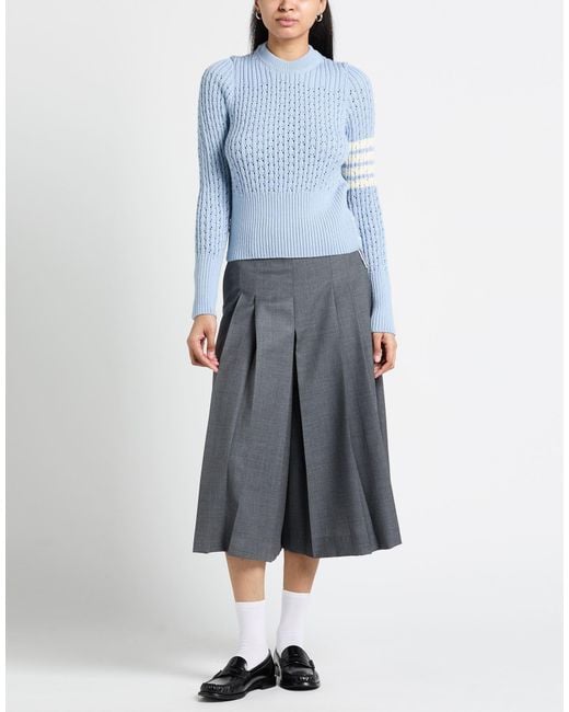Thom Browne Blue Sweater Virgin Wool