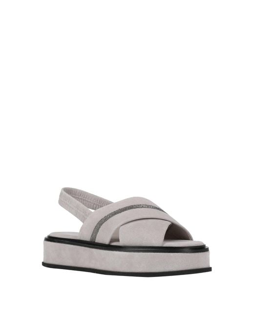 Fabiana Filippi White Sandals Leather