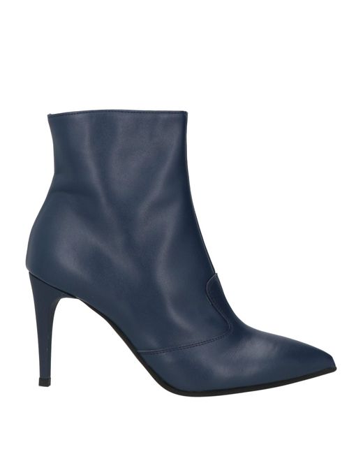 Stele Blue Ankle Boots