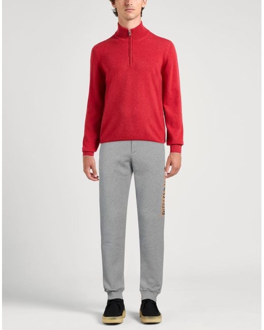 Just Cavalli Gray Pants Cotton, Elastane for men