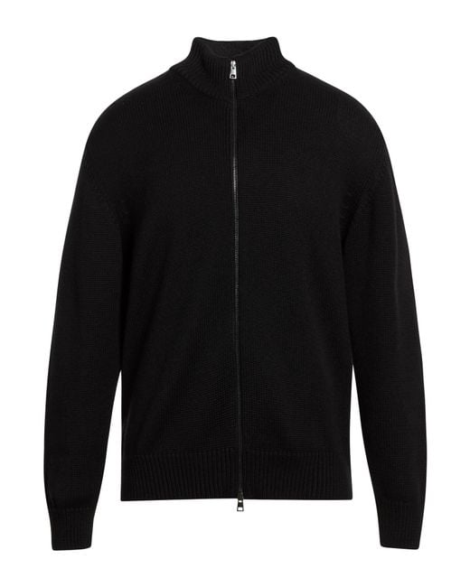 Bl'ker Black Cardigan Wool for men